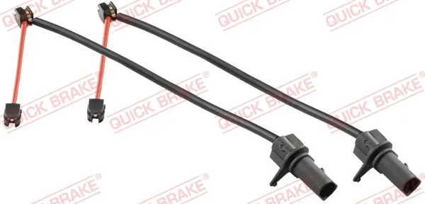 Warning Contact, brake pad wear